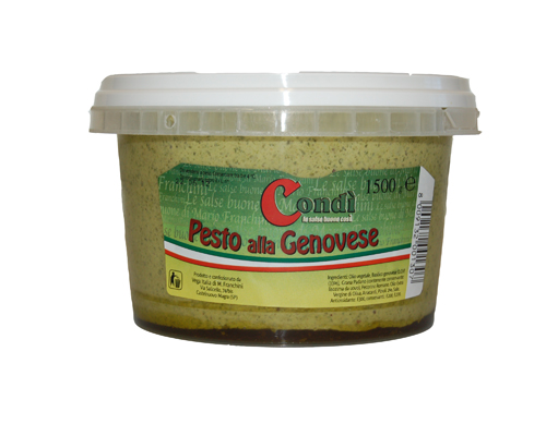 Pesto Alla Genovese Senza Aglio Kg 1 5 Prodotti Aliementari Online Crocini Foodstore Toscana